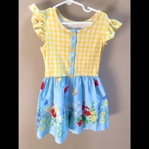 Eleanor Rose size 6-7 Spring boutique Romper